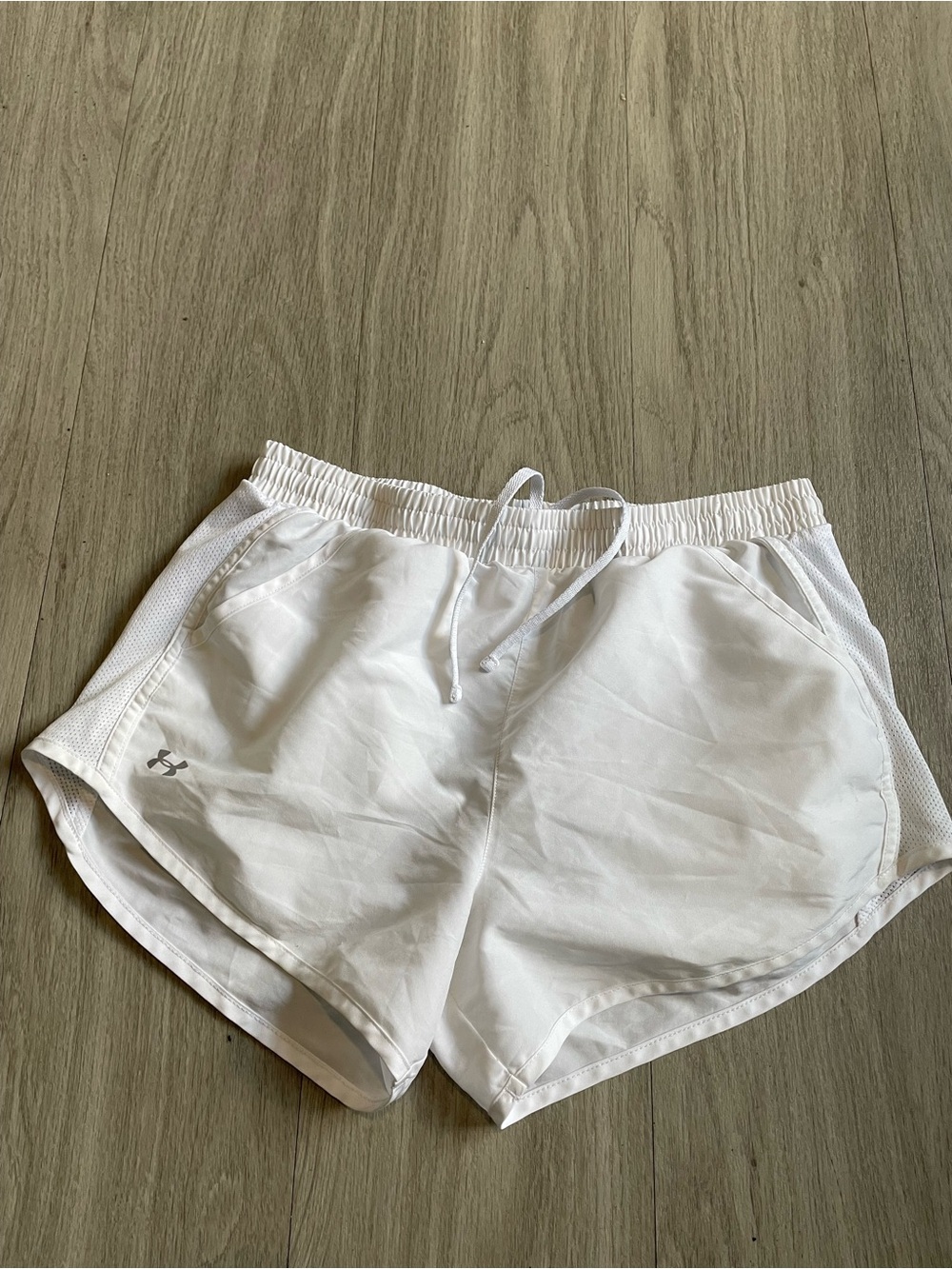 Under Armour White Women's Athletic Running Shorts
